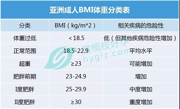 BMI体重指数